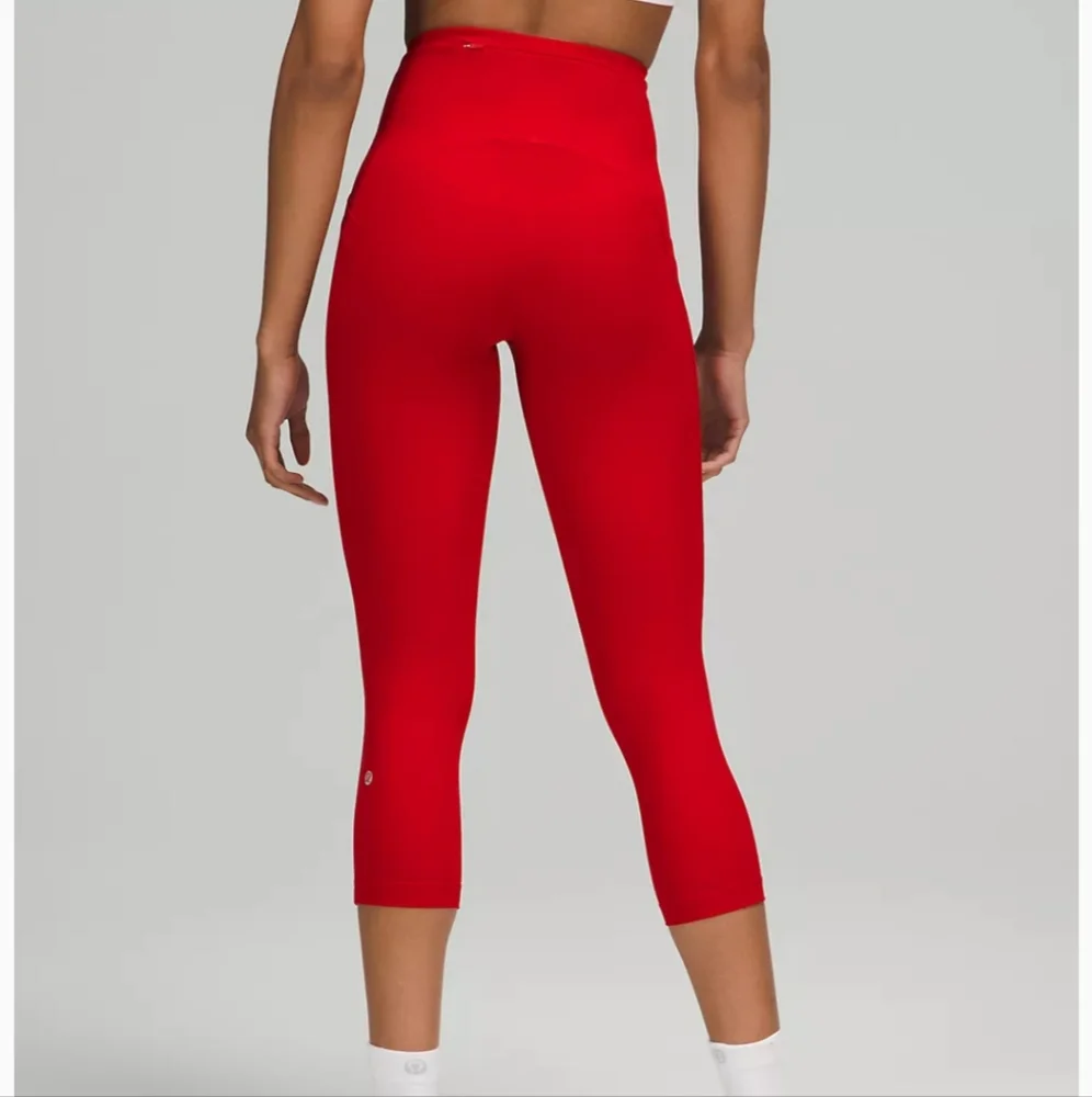 Lululemon Swift Speed HR Crop 21" Dark Red - Picture 14 of 17